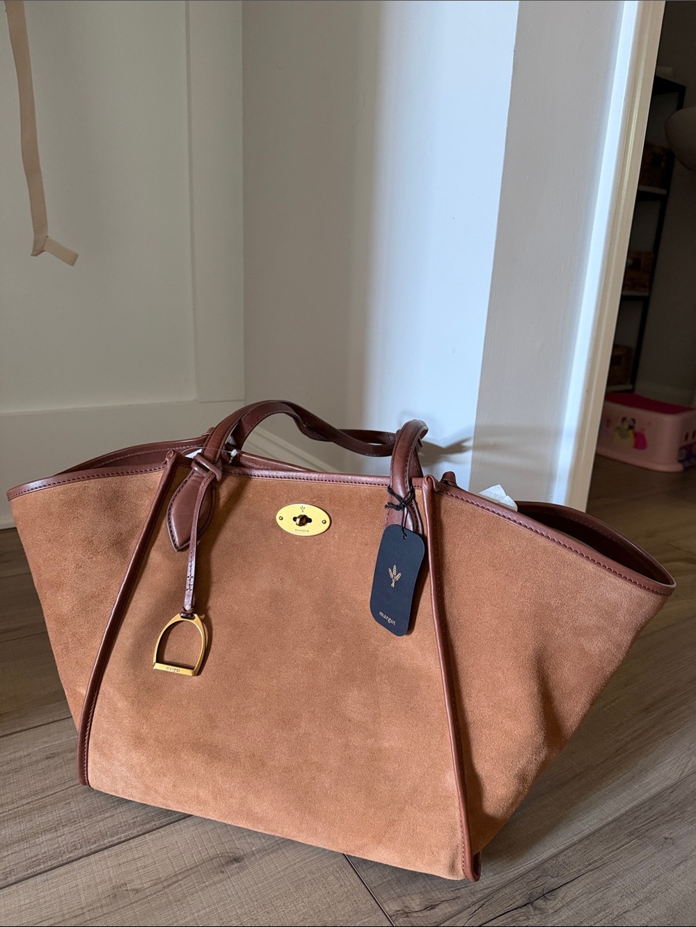 Margot Suede Tote